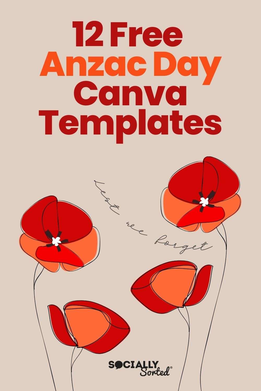 12 Free Anzac Day Canva Templates to Share Anzac Spirit