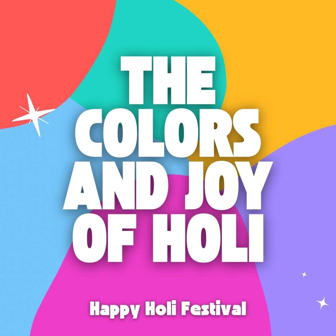 Bright Greeting Indian Holi Festival Animated Instagram Post