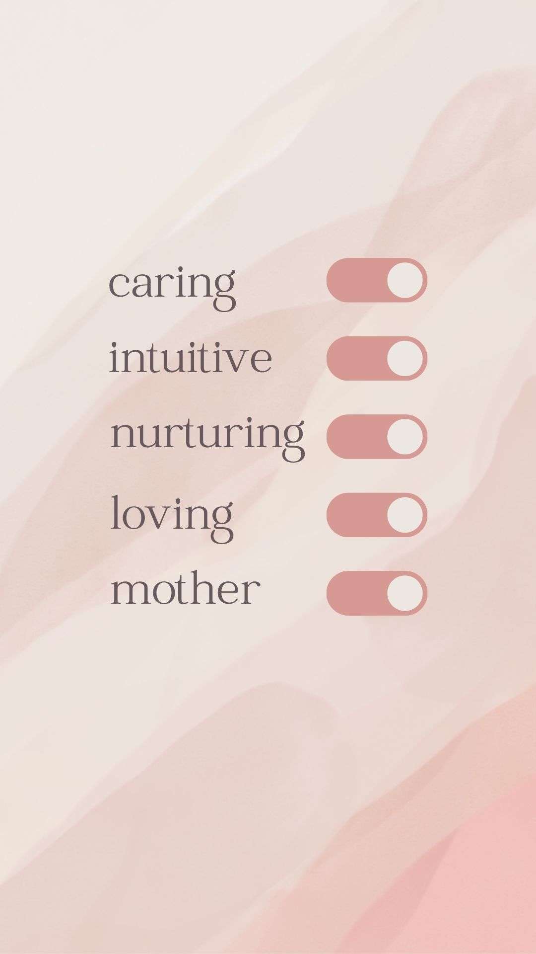 Rose Pink Mom Toggle Mother's Day Instagram Story