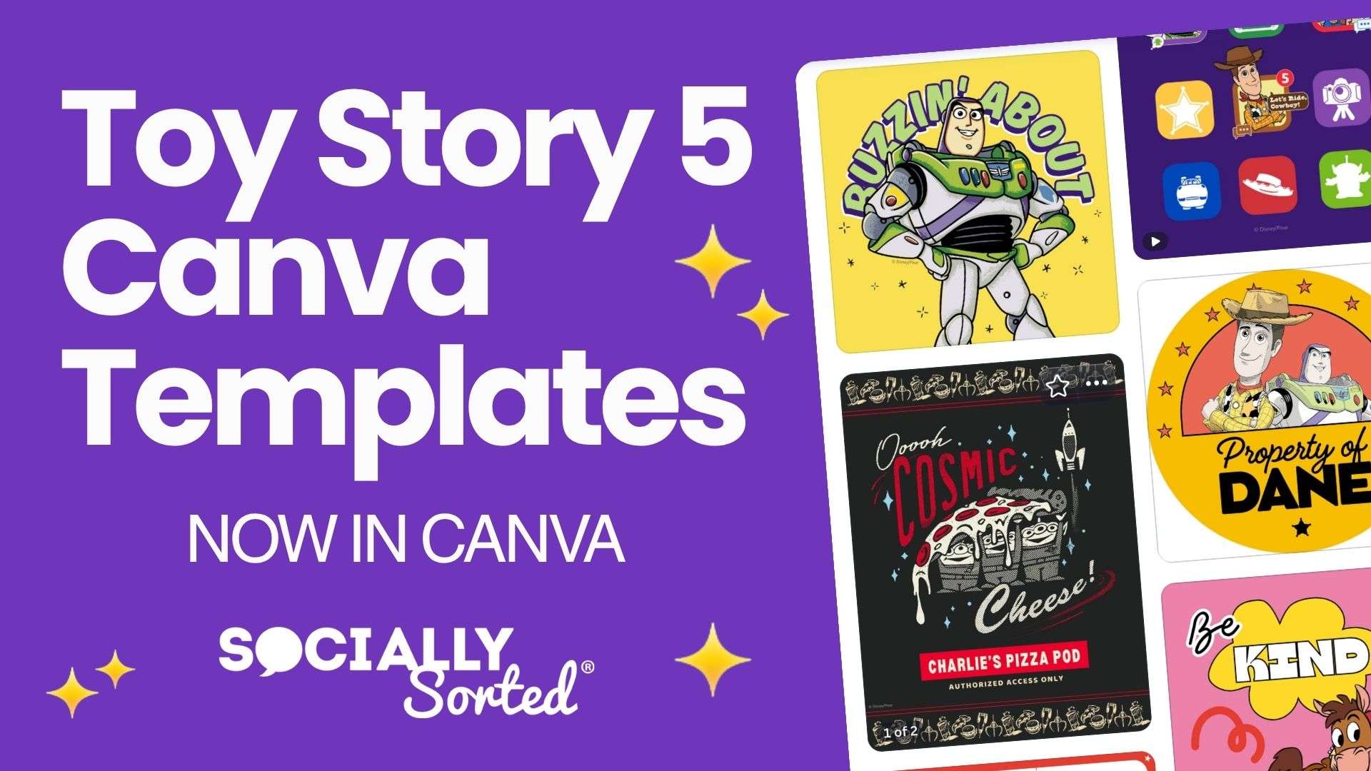 Toy Story Canva Templates – Invitations, Posters, Hoodies & more!